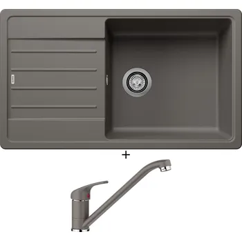 Granitový dřez Granitový dřez SET BLANCO LEGRA XL 6 S šedá vulkán 527274 + Blanco DARAS šedá vulkán 526934