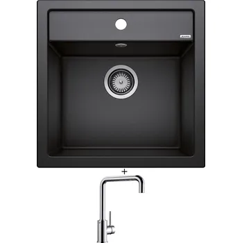 Granitový dřez Granitový dřez SET Blanco DALAGO 5 antracit + Blanco MILI chrom 519413