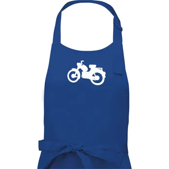 Kuchyňská zástěra Pařez - Dámská zástěra na vaření - Univerzální velikost ( Královská modrá )