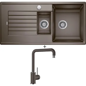 Granitový dřez Granitový dřez SET Blanco ZIA 6 S kávová s excentrem 515071 + Blanco MILI kávová 523111