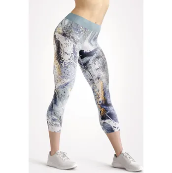 Dámské legíny UTOPY 3/4 Dámské sportovní legíny Silver Delight Velikost: XXL