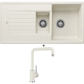 Granitový dřez Granitový dřez SET Blanco ZIA 6 S bílá soft 527207 + Blanco MILI bílá soft 527461