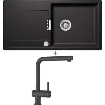 Granitový dřez Granitový dřez SET Schock MONO D-100L Stone + Schock EPOS 540027 Stone
