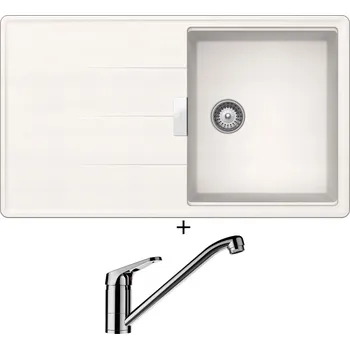 Granitový dřez Granitový dřez SET Schock TIA D-100 Polaris + Schock COSMO 525001 chrom
