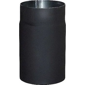 Kouřovod Ostatní Roura 130mm, kouřová, 1,5mm, délka 0,5m, černá ocel