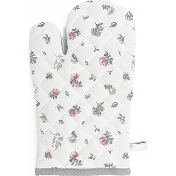 Chňapka Kuchyňská chňapka KYTKY QK-129, růžovo-šedá, 28x18cm