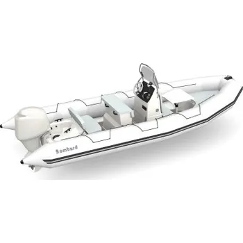 Člun Člun nafukovací Bombard Sunrider 650 Strongan světle šedý/Light grey