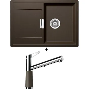 Granitový dřez Granitový dřez SET Schock MONO D-100S Bronze + Schock SC-510 554120 Bronze
