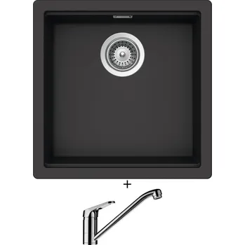 Granitový dřez Granitový dřez SET Schock KIRUNA N-100 Dusk + Schock COSMO 525001 chrom