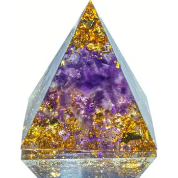 Orgonitová pyramida malá - Ametyst