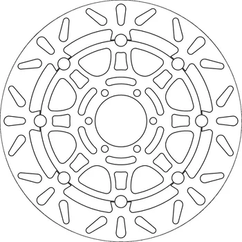 Brzdový kotouč brzdový kotouč plovoucí, NEWFREN DUCATI Monster 620 Dark 2005-2006