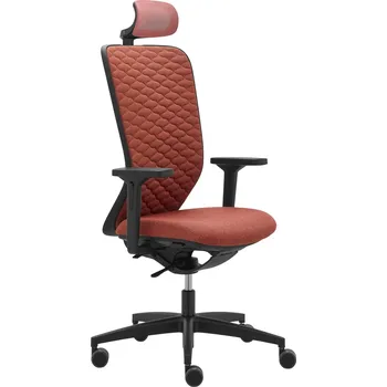 RIM kancelářská židle SPACE SP 1523 3D KNIT 022 BARVA POTAHU SEDÁKU: TONAL 3201 starorůžová, SÍŤ ZÁDOVÉ OPĚRKY: 3D KNIT 6016