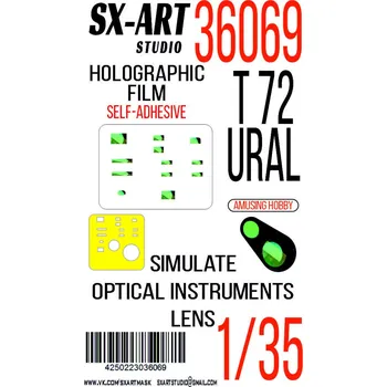 Plastikový model SX-ART 1/35 Holographic film T-72 'Ural' (AMUS.H.)