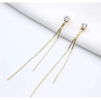 Náušnice Elegantní dámské visací náušnice - e817jin