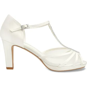 Dámské lodičky StudioAgnesSvatební obuv Anette saténové smetanové Barva: IVORY smetanová, Velikost: 36, Materiál: Satén