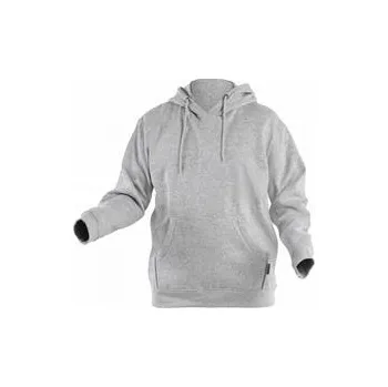 Pánská mikina NIERS mikina s kapucí šedé melanžové M