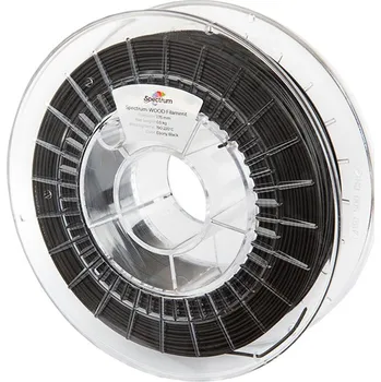 Filament Spectrum 3D filament, Wood, 1,75mm, 500g, 80322, ebony black