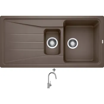 Granitový dřez Granitový dřez SET Blanco SONA 6 S kávová 519859 + Blanco MIDA-S chrom 521454
