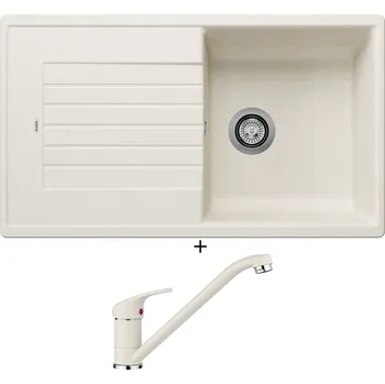 Granitový dřez Granitový dřez SET Blanco ZIA 5 S bílá soft 527204 + Blanco DARAS bílá soft 526935