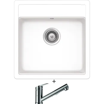 Granitový dřez Granitový dřez SET Schock MONO N-100S Day + Schock EVINAS 577120 nerez