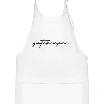 Kuchyňská zástěra Gatekeeper - Dětská zástěra na vaření - Univerzální velikost ( Bílá )