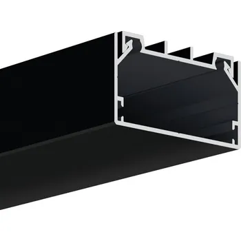 LED osvětlení Ledshopik Profil pro trafo KLUS BOX-M černý - Profil BOX-M černý - 2m