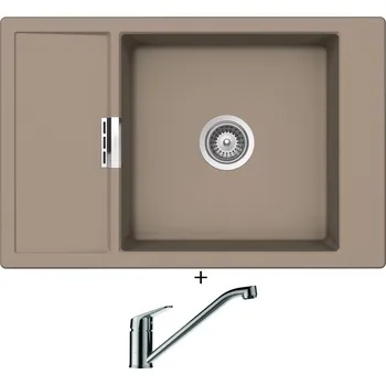 Granitový dřez Granitový dřez SET Schock MONO D-100XS Twilight + Schock EVINAS 577000 nerez