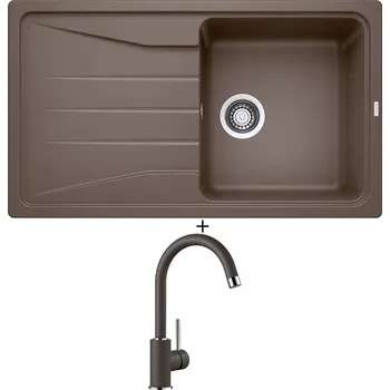 Granitový dřez Granitový dřez SET Blanco SONA 5 S kávová 519679 + Blanco MIDA kávová 519423