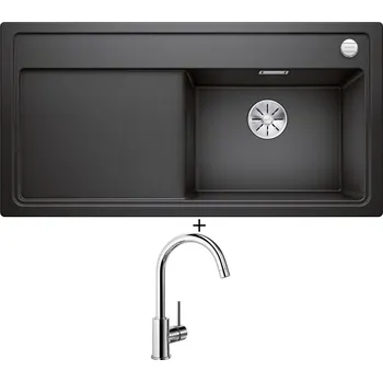 Granitový dřez Granitový dřez SET Blanco ZENAR XL 6 S antracit 523964 + Blanco MIDA chrom 517742