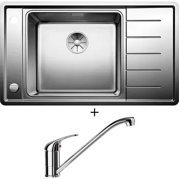 Nerezový dřez Nerezový dřez SET Blanco ANDANO XL 6 S-IF Compact nerez hedvábný lesk 523002 + Blanco DARAS chrom 517720