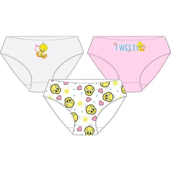 Dívčí spodní prádlo Looney Tunes - licence Dívčí kalhotky - Looney Tunes 5233738, bílá / růžová / šedá Barva: Mix barev, Velikost: 104-110