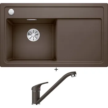 Kuchyňský dřez Granitový dřez SET Blanco ZENAR 45 S kávová 523861 + Blanco DARAS kávová 517729