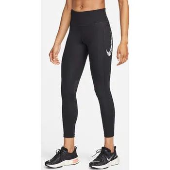 Dámské legíny Nike 7/8-Lauf-Leggings mit mittelhohem Bund und Taschen für Damen FN3268010 XS