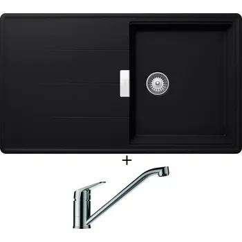 Granitový dřez Granitový dřez SET Schock TIA D-100 Puro + Schock EVINAS 577000 nerez