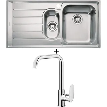 Nerezový dřez Nerezový dřez SET Franke NEX 651/7 + Deante ALPINIA BGA 063M chrom