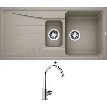 Granitový dřez Granitový dřez SET Blanco SONA 6 S tartufo 519858 + Blanco MIDA chrom 517742