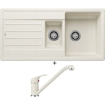 Kuchyňský dřez Granitový dřez SET Blanco LEGRA 6 S bílá soft 527088 + Blanco DARAS bílá soft 526935
