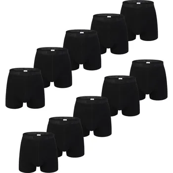 Sada pánského spodního prádla pánské boxerky LEE COOPER Originals - BLACK - 10 ks - M (Lee Cooper Hipster Boxer Shorts Mens 10 Pack)