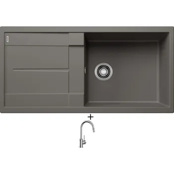 Granitový dřez Granitový dřez SET Blanco METRA XL 6 S šedá vulkán 527307 + Blanco MIDA-S chrom 521454