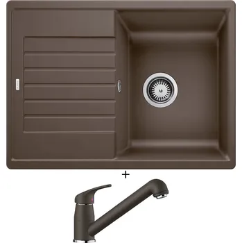 Granitový dřez Granitový dřez SET Blanco ZIA 45 S Compact kávová 524730 + Blanco DARAS-S kávová 517740