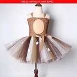 Sobí dívčí kostým s tylovými šatičkami - Pouze šaty,44-88 | 63 cm