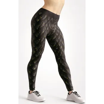 Dámské legíny UTOPY Dámské sportovní legíny Black Shard Velikost: XL