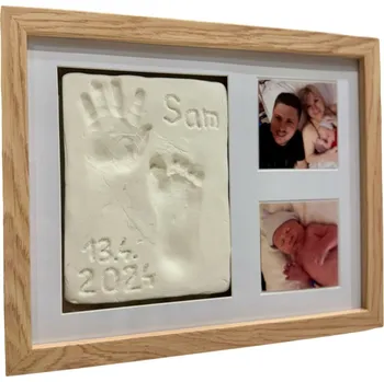 Trojrámeček pro miminko na otisky na stůl nebo stěnu