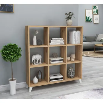 Knihovna Regál CLARE borovice