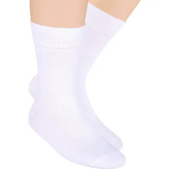 Chlapecké spodní prádlo STEVEN Chlapecké klasické ponožky jednobarevné Barva/Velikost: bílá / 35/37