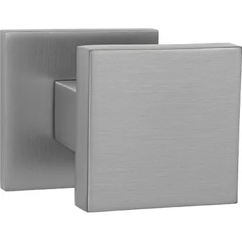 Dveřní kování MPK - MADLO - HR SQ6 bez spodní rozety, madlo pevné levé ks OCS - Chrom broušený