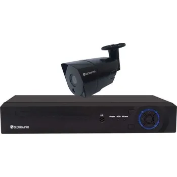 Kompletní kamerový systém Securia Pro AHD kamerový systém 2MPx AHD1CHV2-B Pevný disk: 2TB