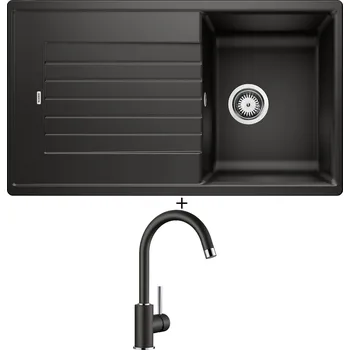 Granitový dřez Granitový dřez SET Blanco ZIA 45 SL černá 526011 + Blanco MIDA černá 526145