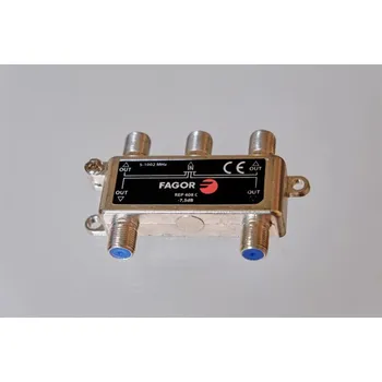 Anténní zesilovač Fagor REP-408C rozbočovač 5-1000 MHz, 4 výst. 8 dB