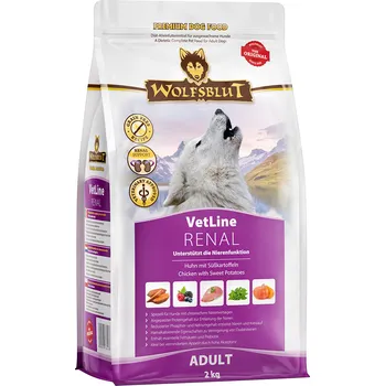 Krmivo pro psa Wolfsblut VetLine Adult Renal Chicken/Sweet Potatoes
